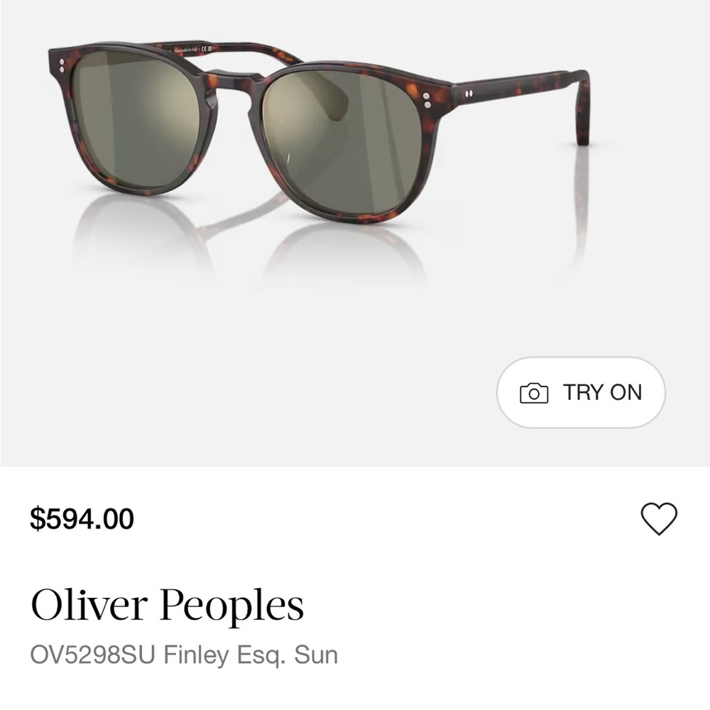 Oliver Peoples Brown Tortoise Sunglasses